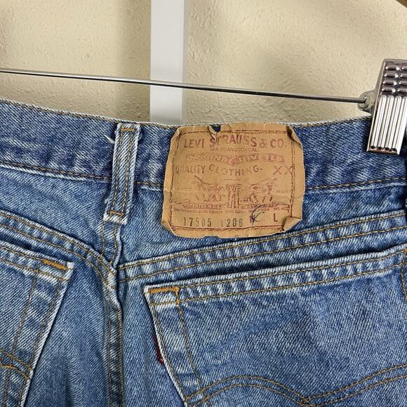Levi’s Vintage 1987 505 Women’s 28x33 Size 15 Medium Wash Mom Jeans Made In USA - Picture 5 of 8